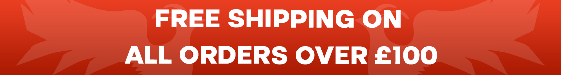 Free Shipping over a £100